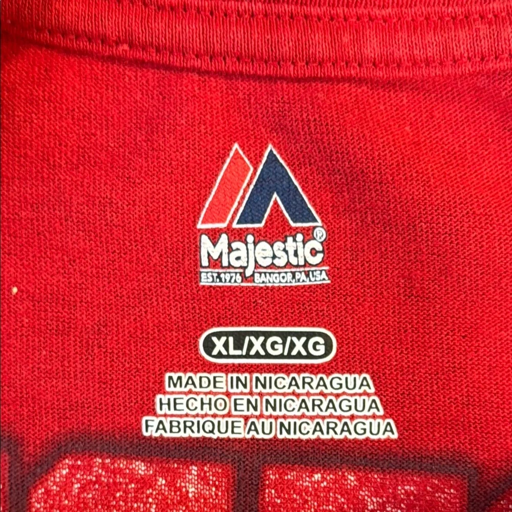 Majestic Red 49ers Short Sleeve Tee - Picture 8 of 12